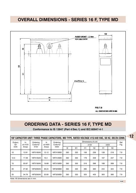 AIR CIRCUIT BREAKERS - Electrical and Electronics Division