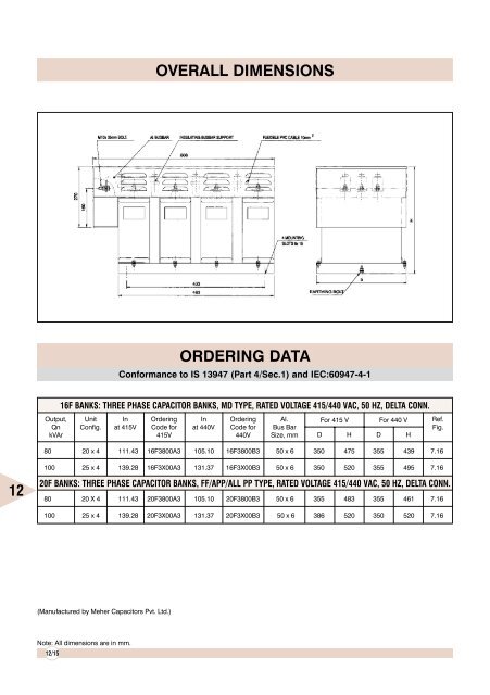 AIR CIRCUIT BREAKERS - Electrical and Electronics Division