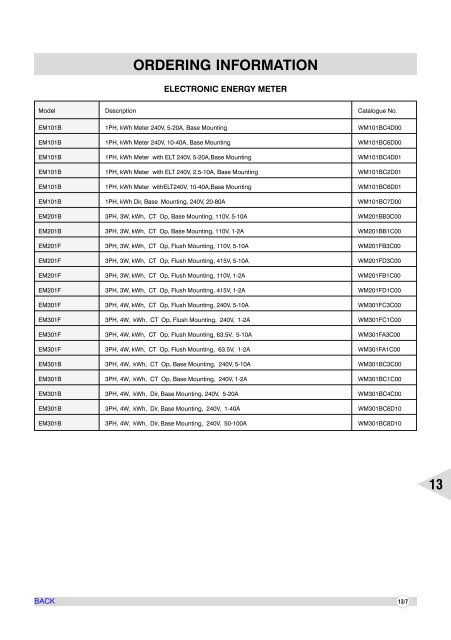 AIR CIRCUIT BREAKERS - Electrical and Electronics Division