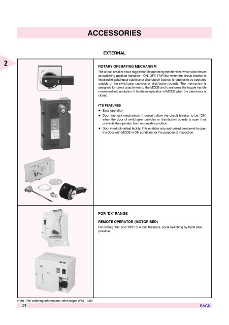 AIR CIRCUIT BREAKERS - Electrical and Electronics Division