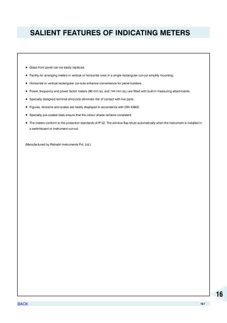 AIR CIRCUIT BREAKERS - Electrical and Electronics Division