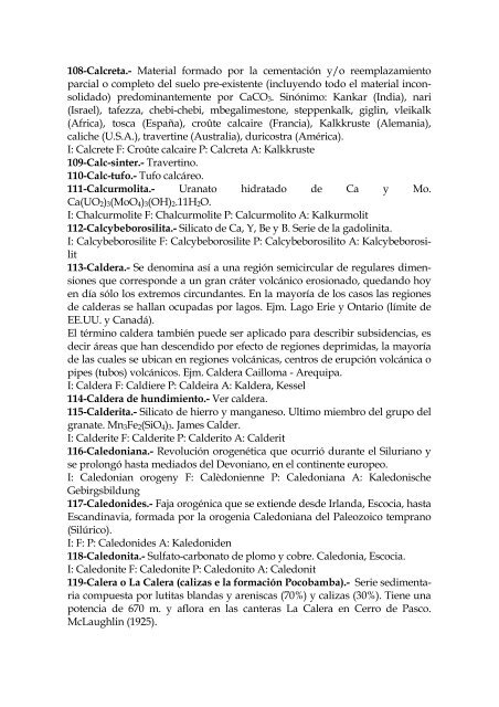 DICCIONARIO GEOLOGICO - Arth-Altuna