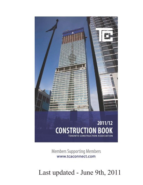 Summer Update Indd Toronto Construction Association