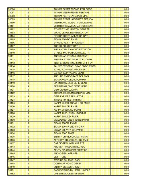 fee schedule 2009 new - DE Medical Assistance Program