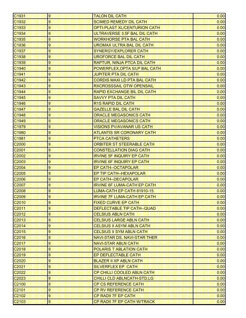 fee schedule 2009 new - DE Medical Assistance Program