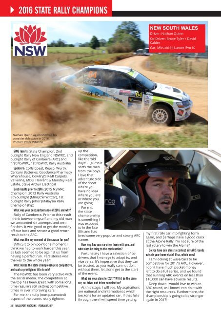 RallySport Magazine February 2017