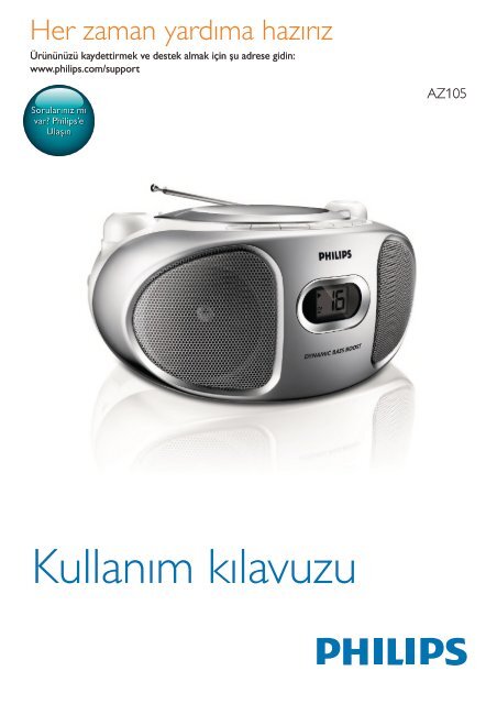 Philips Lecteur de CD - Mode d&rsquo;emploi - TUR