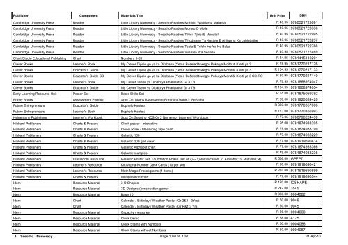 R-3 Foundation Phase Catalogue Body