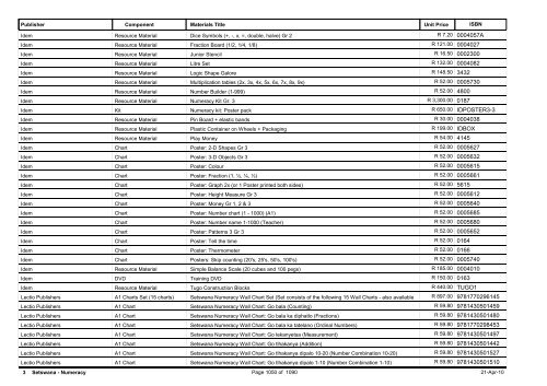 R-3 Foundation Phase Catalogue Body