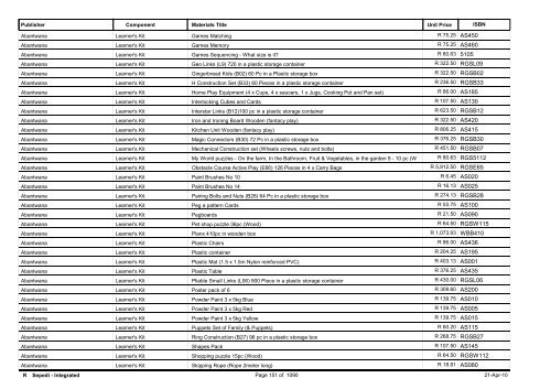 R-3 Foundation Phase Catalogue Body