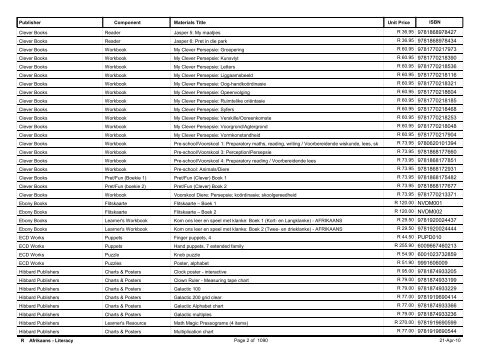 R-3 Foundation Phase Catalogue Body