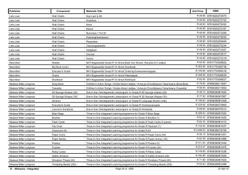 R-3 Foundation Phase Catalogue Body