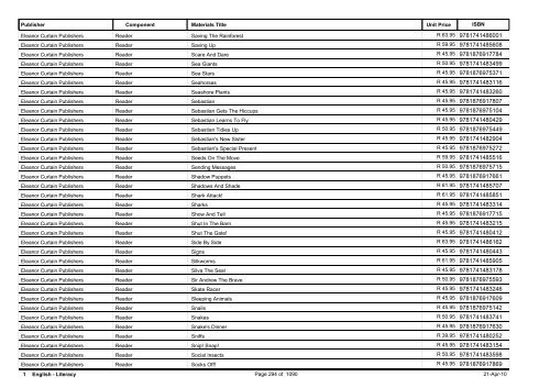 R-3 Foundation Phase Catalogue Body