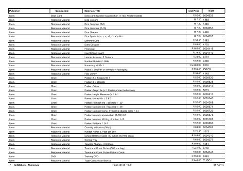 R-3 Foundation Phase Catalogue Body