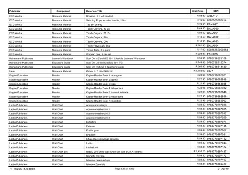 R-3 Foundation Phase Catalogue Body