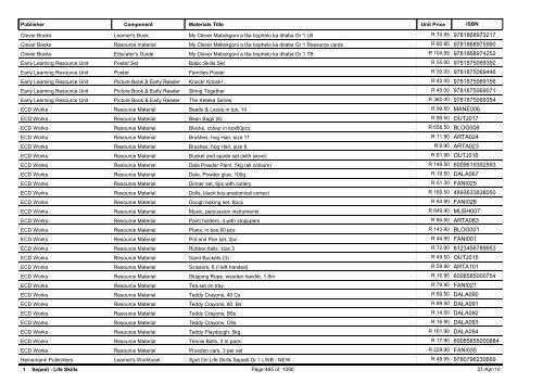 R-3 Foundation Phase Catalogue Body