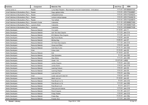 R-3 Foundation Phase Catalogue Body