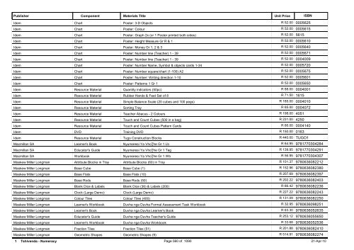 R-3 Foundation Phase Catalogue Body