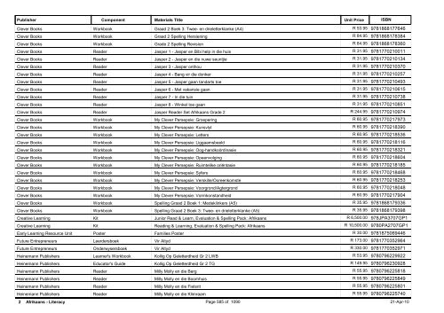 R-3 Foundation Phase Catalogue Body