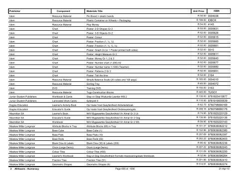 R-3 Foundation Phase Catalogue Body