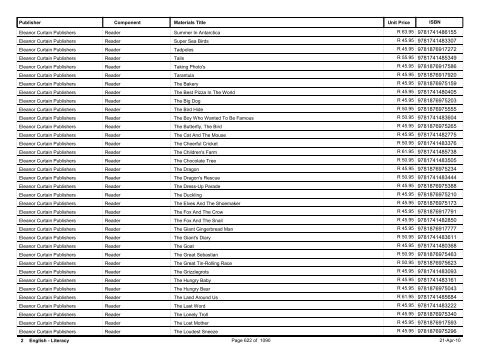 R-3 Foundation Phase Catalogue Body