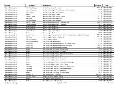 R-3 Foundation Phase Catalogue Body