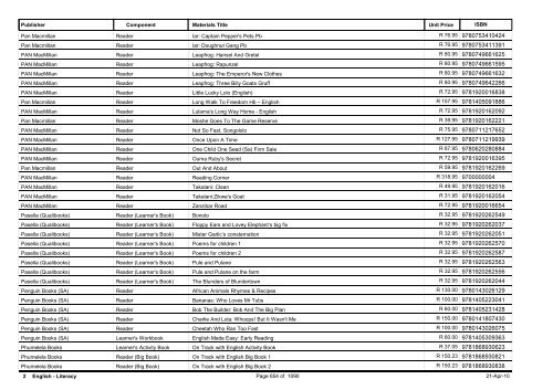 R-3 Foundation Phase Catalogue Body