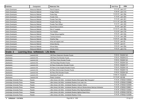 R-3 Foundation Phase Catalogue Body