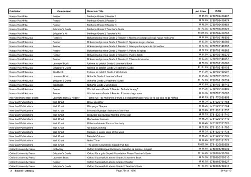 R-3 Foundation Phase Catalogue Body