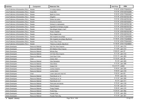 R-3 Foundation Phase Catalogue Body