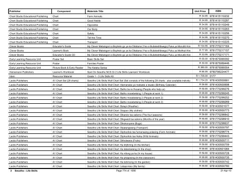 R-3 Foundation Phase Catalogue Body