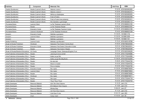 R-3 Foundation Phase Catalogue Body