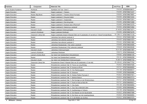 R-3 Foundation Phase Catalogue Body