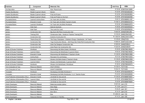 R-3 Foundation Phase Catalogue Body