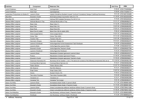 R-3 Foundation Phase Catalogue Body