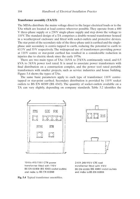 Handbook of Electrical Installation Practice - BeKnowledge