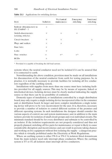 Handbook of Electrical Installation Practice - BeKnowledge