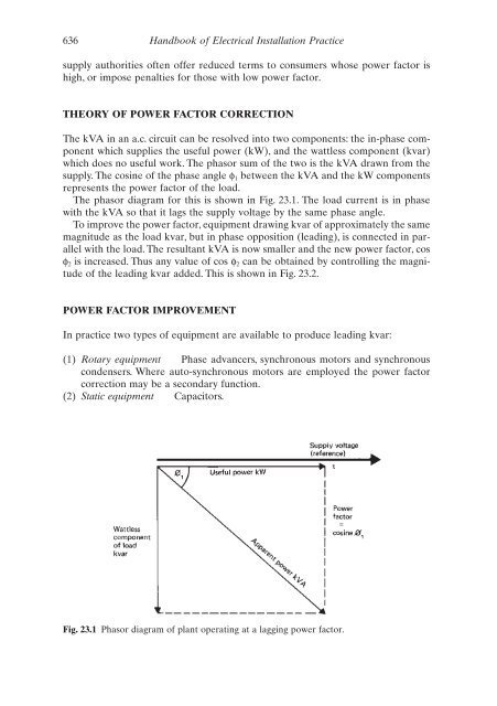 Handbook of Electrical Installation Practice - BeKnowledge