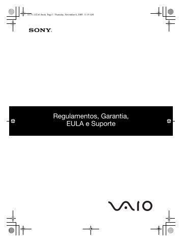 Sony VGN-P11Z - VGN-P11Z Documenti garanzia Portoghese