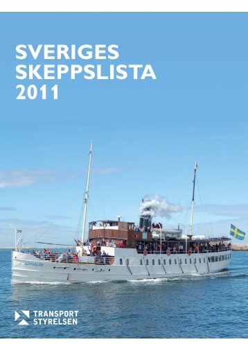 Skeppslistan 2011 - Transportstyrelsen