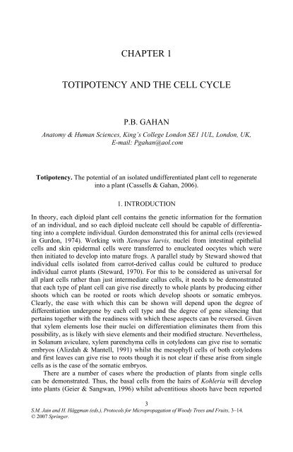 Protocols for Micropropagation of Woody Trees and Fruits