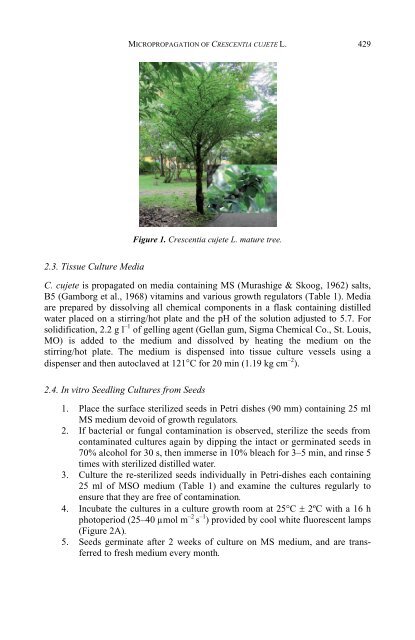 Protocols for Micropropagation of Woody Trees and Fruits