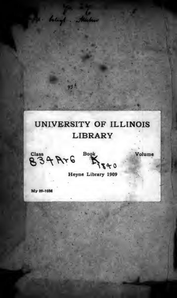 Gedichte [microform] - University Library