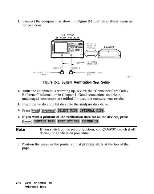 HP 8753E Network Analyzer Service Guide - Agilent Technologies