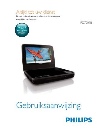 Philips Lecteur DVD portable - Mode dâemploi - NLD