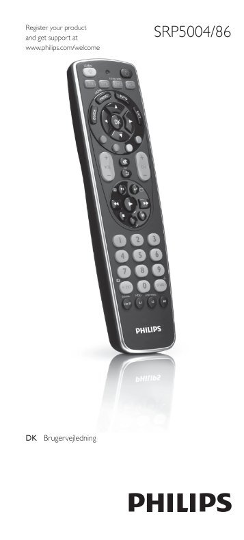 Philips Perfect replacement TÃ©lÃ©commande universelle - Mode dâemploi - DAN