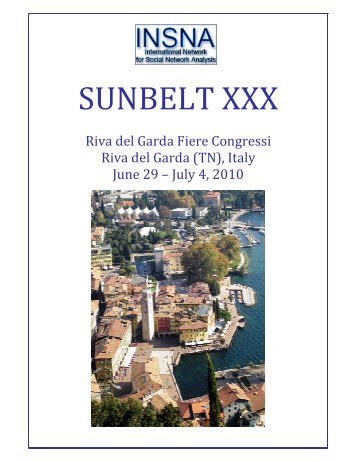 SunBelt XXX Abstract Proceedings - INSNA