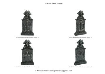 Life Size Pirate Statues