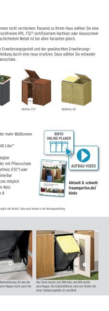 Brügmann Traumgarten - BINTO Müllbox-Systeme