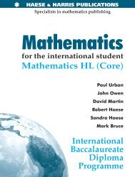 for the international student Mathematics HL Core